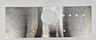Vintage Ampex 350 Preamp Electronic Face Plate Steel Metal As Is