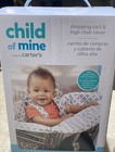 Child Of Mine By Carter s Shopping Cart   High Chair Cover Grey white 813