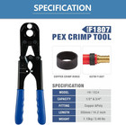 Pex Crimping Tool 1 2inch 3 4inch Crimp Copper Rings Tool