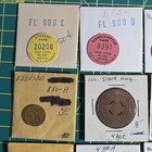 20  Different Vintage Mixed Transit Token Lot  See Photos   Our  B1634