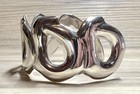 Vintage Taxco Mexico Tm-33 Sterling Silver Xs   Os Cuff Bracelet  39 03g
