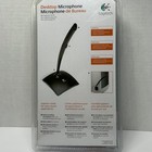 Logitech Black 3 5mm Connector Desktop Microphone  New   Sealed 