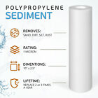 6 Pack Sediment 1 Micron Water Filter Cartridges 2 5  X 10  For Reverse Osmosis 