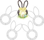 Bee Wire Wreath Form Floral Garden Bumblebee Heart Bunny Shaped Metal Diy Frames
