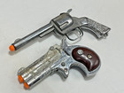Rare Vintage1950s Kilgore Pal Circle K    Nichols Derringer Toy Diecast Cap Guns