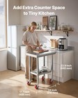 Vevor Stainless Steel Table 24 X 18 In Commercial Kitchen Prep Table With Wheels