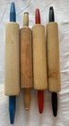 Lot Of 4 Vintage Wood Rolling Pins Farmhouse Primitive Kitchen Cottage D  cor
