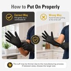 Black Vinyl Gloves  Food Grade Gloves Disposable Latex Free   Powder Free  s-xl 
