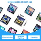Magnet Maker Machine 2x2in Fridge Magnet Badge Maker Kit 100 200pcs Materials