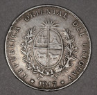 1917 Uruguay Silver Peso