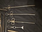 Vintage Lot Of 49 Medical Surgical Instruments Tools Forceps Scissors Used