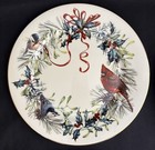 Set 4 Lenox Winter Greetings 10-7 8  Dinner Plates -- Barely Used If At All  Qty