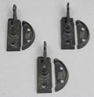 Set Of 3 Antique Victorian Eastlake Window Sash Lock Latches Kimball   Morton