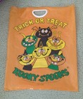 Vtg Halloween Trick Or Treat Bag   Two Plates Kooky Spooks