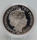 2013 Great Britain 5oz Silver   10 Queen Elizabeth 60th Anniversary Coronation 