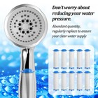 10pcs Ion Shower Drops Head Filter  2 76x0 95 Inches Showerhead Filter  Pp Co
