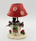 Yankee Candle Snowman Tea Light Holder Lamp    love Never Melts    Christmas Retired