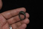 Ancient Roman Bronze Ring With Lapis Lazuli Intaglio Bezel Ca  1st - 3rd Century