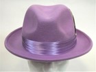 Men s Fedora Dress Hat Lavender Un-127 Size S  M  L  Xl 100  Australian Wool
