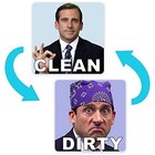 Michael Scott Prison Mike Dishwasher Magnet Clean Dirty 1pcs 4 Inch Mike Magnet