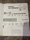 Folk Classics Easy Play Speed Music  43 Organ Piano Guitar Sheet Music Song Book