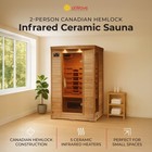Heatwave Sa2406m 2 Person Canadian Hemlock Far Infrared Sauna For Home