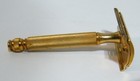 Vintage Gillette  Gold Ball End Tech De Safety Razor  Ndc