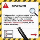 New Wp99003045 99003045 Dishwasher Bottom Door Gasket Replacement For Whirlpool