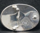 Xe17170 Vintage 1970s    man   Woman Square Dancing    Western Event Belt Buckle