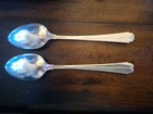      2 Rhythm Wallace-sterling Silver Serving Spoons 135 Grams Scrap Or Use    