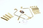 Old-stf 1966-84 Shovelhead Engine Hardware - Oil Lines - Brass Dress Up Kit Usa