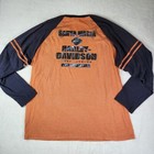 Harley Davidson Shirt Santa Maria Ca Mens Size 2xl Motorcycles Orange Black
