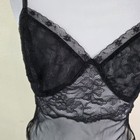 Vintage 2000 Victorias Secret Tank Top Cami Size Xs Y2k Lace Sheer Black