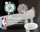 Larry Bird Signed In White Framed 16x20 Celtics Photo W  Auerbach Bird jsa