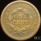 1851 Braided Hair Large Cent   Excellent Early 1c Coin   Free Shipping   Tcc