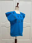 Mexican Blouse With 100   Hand Embroidered  Artisan Top  Hand Made In Puebla Mex