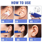 Box Professional Ear Piercing Gun Instrument Tool Kit   20pcs Cz Earring Studs