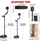 Gold Metal Detector With 11  Dd Waterproof Coil   3 Accessories 5 Year Lifetime