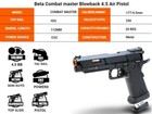 Blowback Co2 Airgun Pistol Baba Yaga  177 Cal Full Metal 250 Fps 20 Round 4 5mm