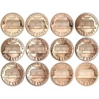 1968-1979 S Lincoln Memorial Cent Gem Proof Run 12 Coin Set Us Mint Penny Lot
