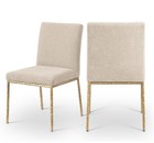 Meridian Furniture 11002beige-sc Reeves Collection Modern   Contemporary Dining