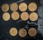 11 Car Wash Tokens    Vintage  Car Design I226