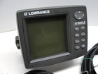 Lowrance X125 Fish Finder sonar With Power Cord  Transducer  Mnt Brkt  Used