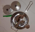 Rosle Stainless Steel Food Mill With Handle And 2 Grinding Sieves