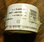 1  Coil Of 100 Usps First Class  Flags Forever Stamps 2022 Sealed New Unused