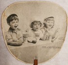 C1918 Hand Fan For J  W  Deetz   Son - North Cantoln  Ohio