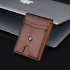 Slim Mens Wallet With Money Clip Leather Rfid Blocking Bifold Credit Card Holder