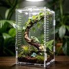 Jumping Spider Enclosure  Insect Terrarium  Bug Cage  4 7  X 4 3  X 7 8 