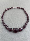 Antique Art Deco Cherry Amber Bakelite  Necklace