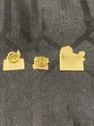 Lot Of 3 Asst  Vintage Canadian Pins  Lapel  Hat Tack